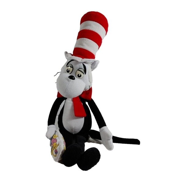 Mattel Arco Toys Cat In The  Hat Stuffed Plush Toy Dr. Suess 16" Vintage 1997 - Picture 1 of 4